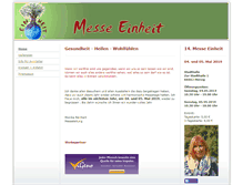 Tablet Screenshot of messe-einheit.de